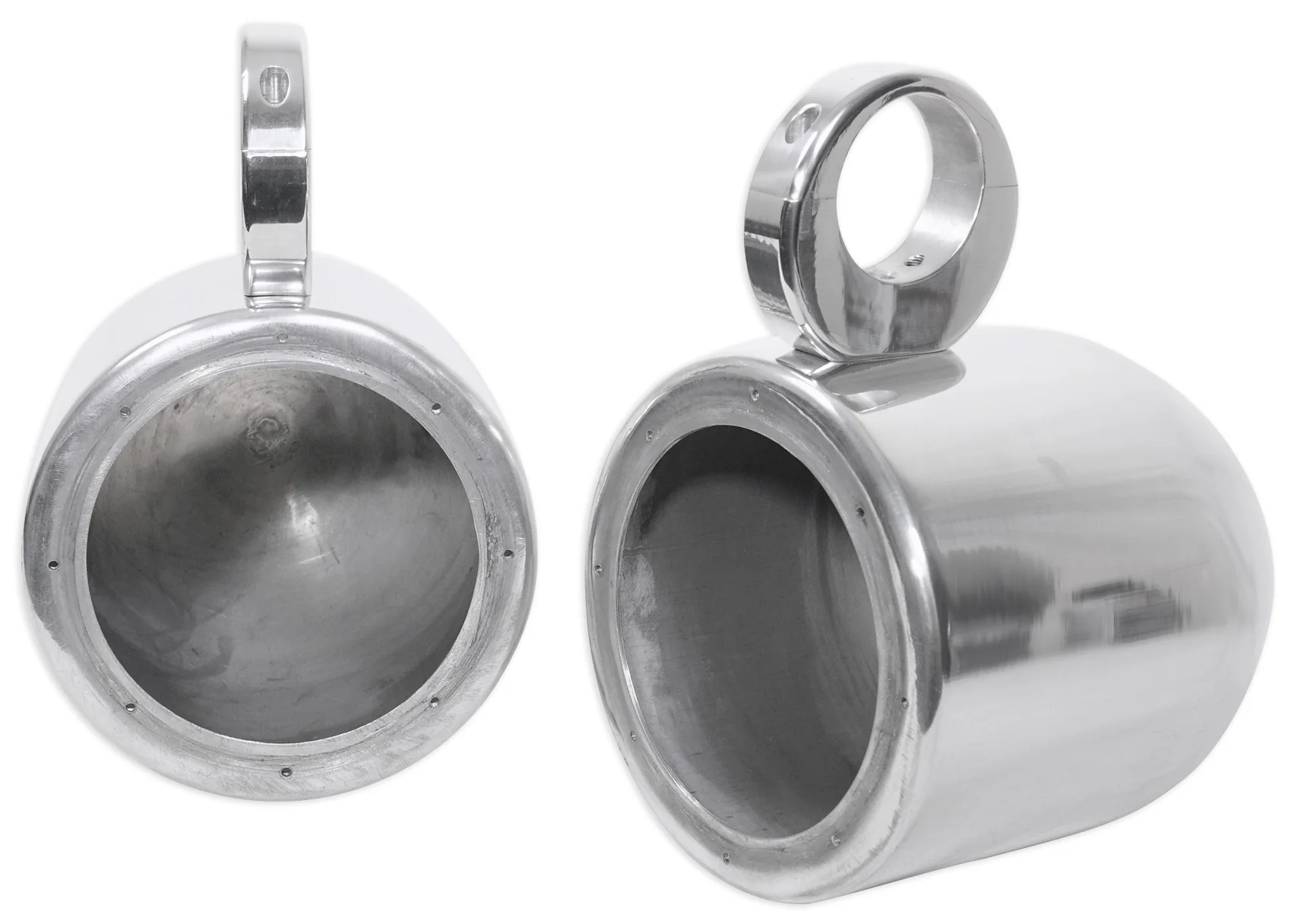 MAC65S Polished 6.5" Tower Speaker Pods 2-Pack + MAC360C Swivel Clamps Bundle - Image 13