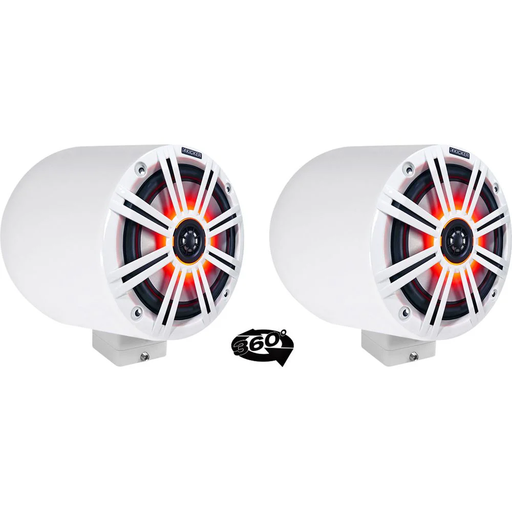 MAC65W White 6.5" Tower Speaker Pods 2-Pack + MAC360W Swivel Clamps Bundle - Image 2