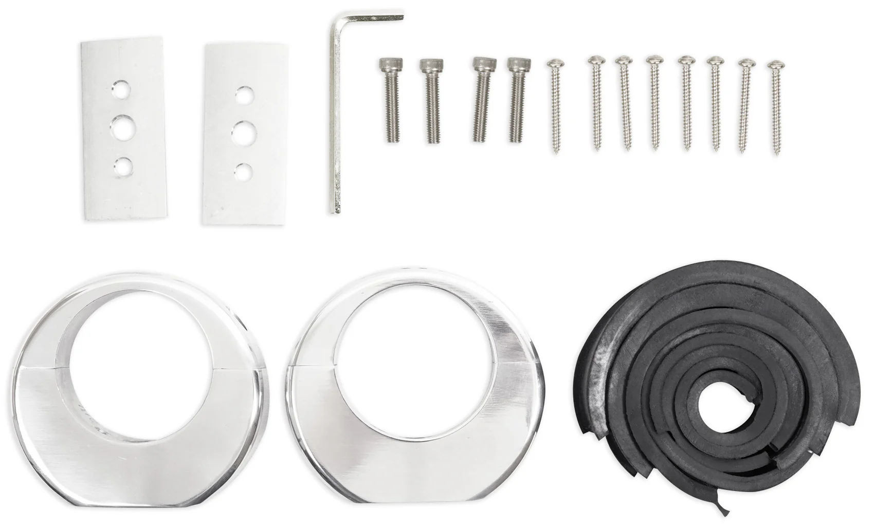 MAC69S Polished 6x9" Tower Speaker Pods 2-Pack + MAC360C Swivel Clamps Bundle - Image 16