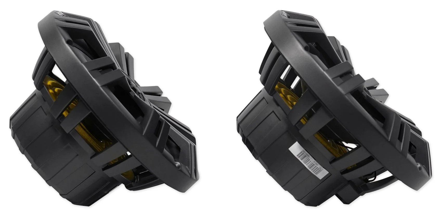 MAC80B Black 7.7" Tower Speaker Pods 2-Pack + MAC360B Swivel Clamps Bundle - Image 12
