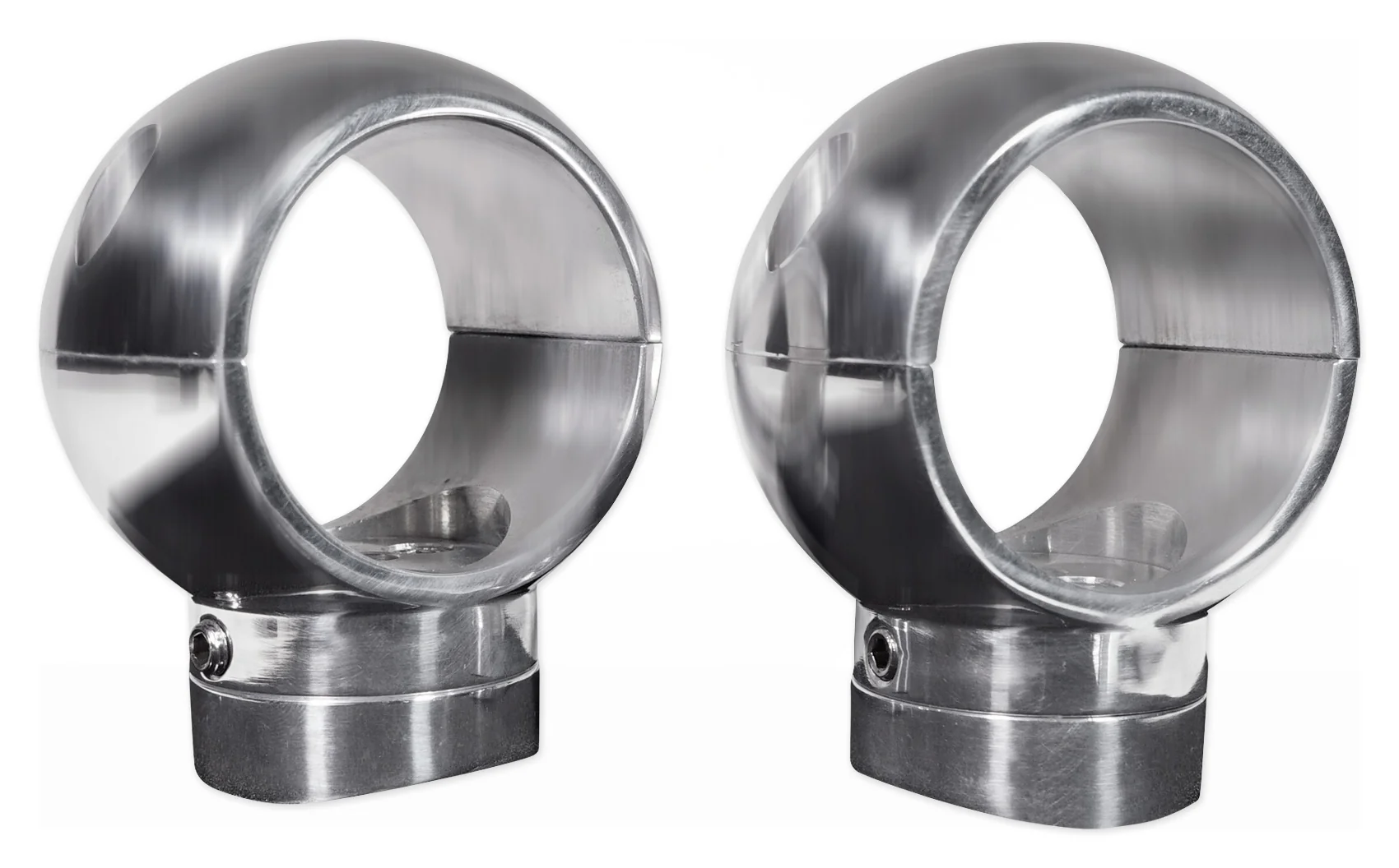 MAC80S Polished 7.7" Tower Speaker Pods 2-Pack + MacSwivelS Swivel Clamps Bundle - Image 10
