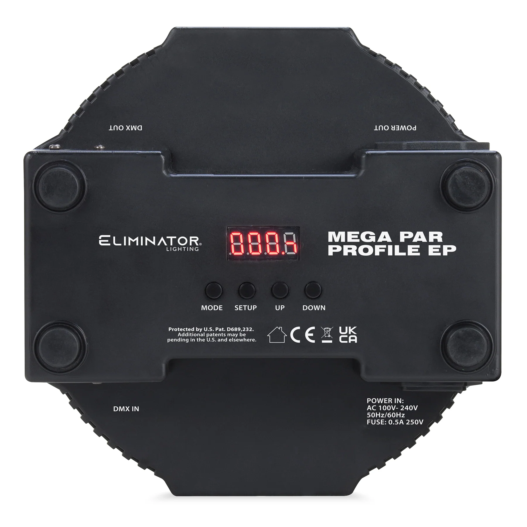 Eliminator ADJ Mega Par Profile EP 2-IN-1 RGB+UV LED DMX Par Can Wash Light - Image 6