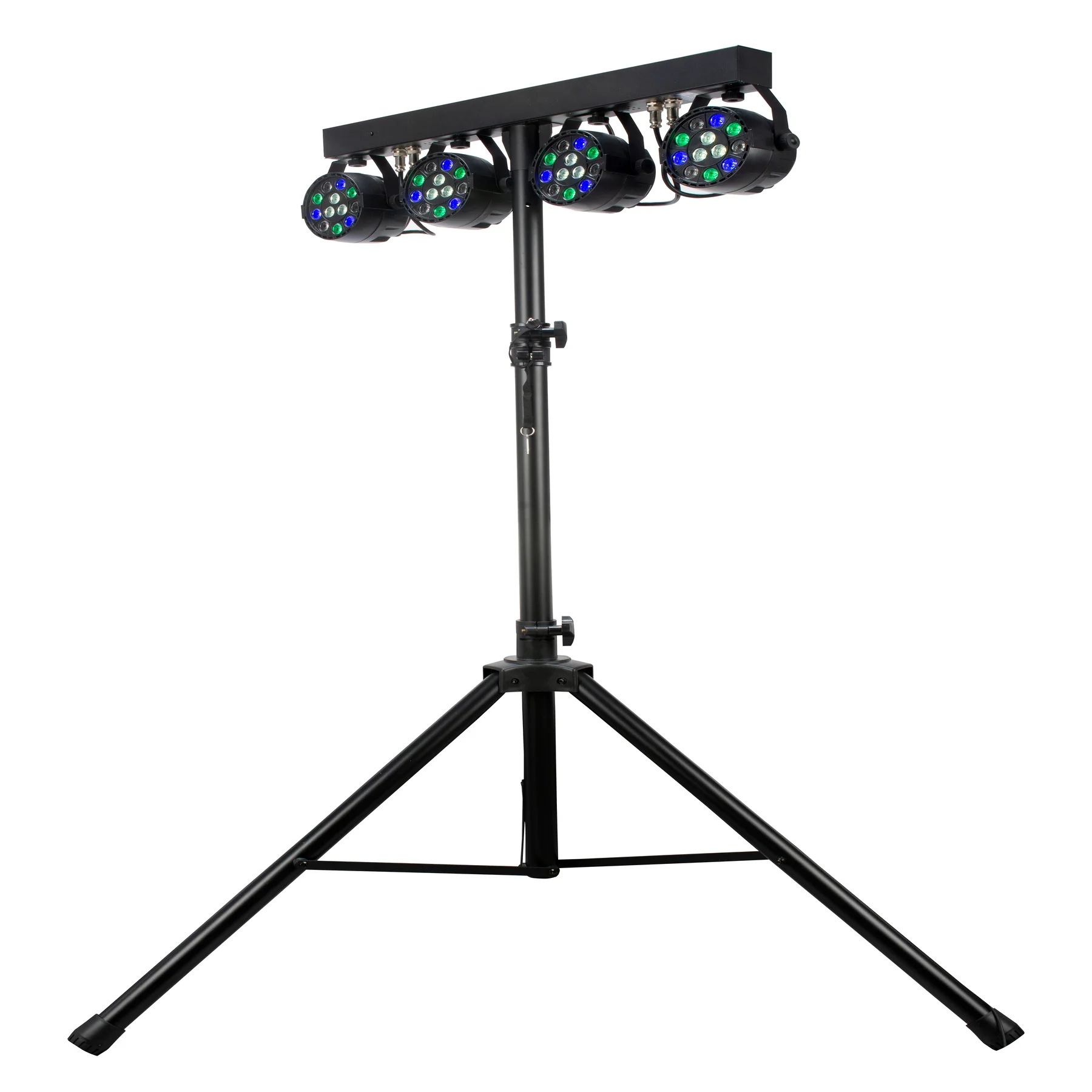 Eliminator Mini Par Bar Light System w/ 4x LED Par Lights+Stand+Remote+Bag+Cable - Image 7