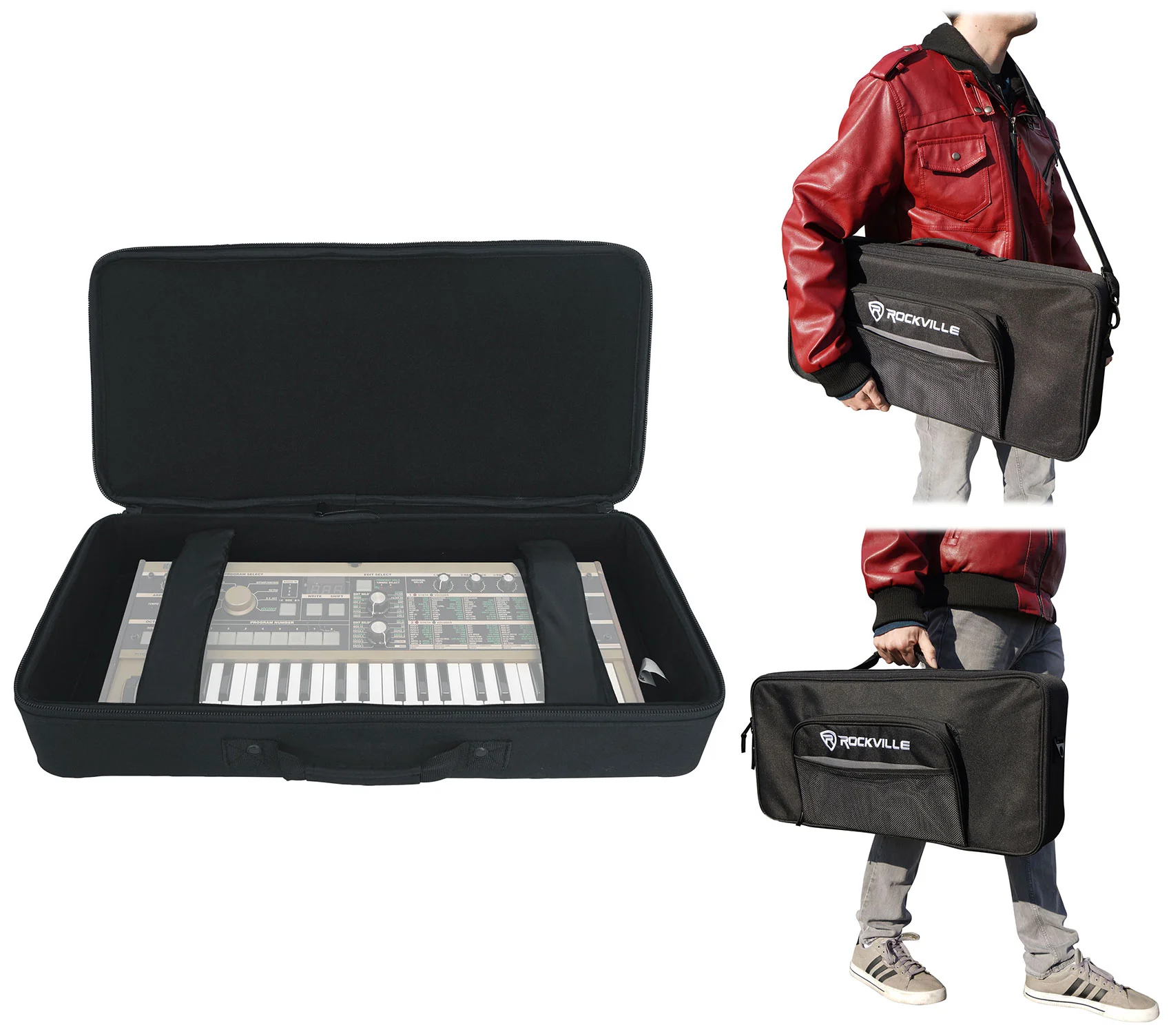 Novation MiniNova 37-Key Compact USB MIDI Keyboard Synthesizer+Padded Bag - Image 3