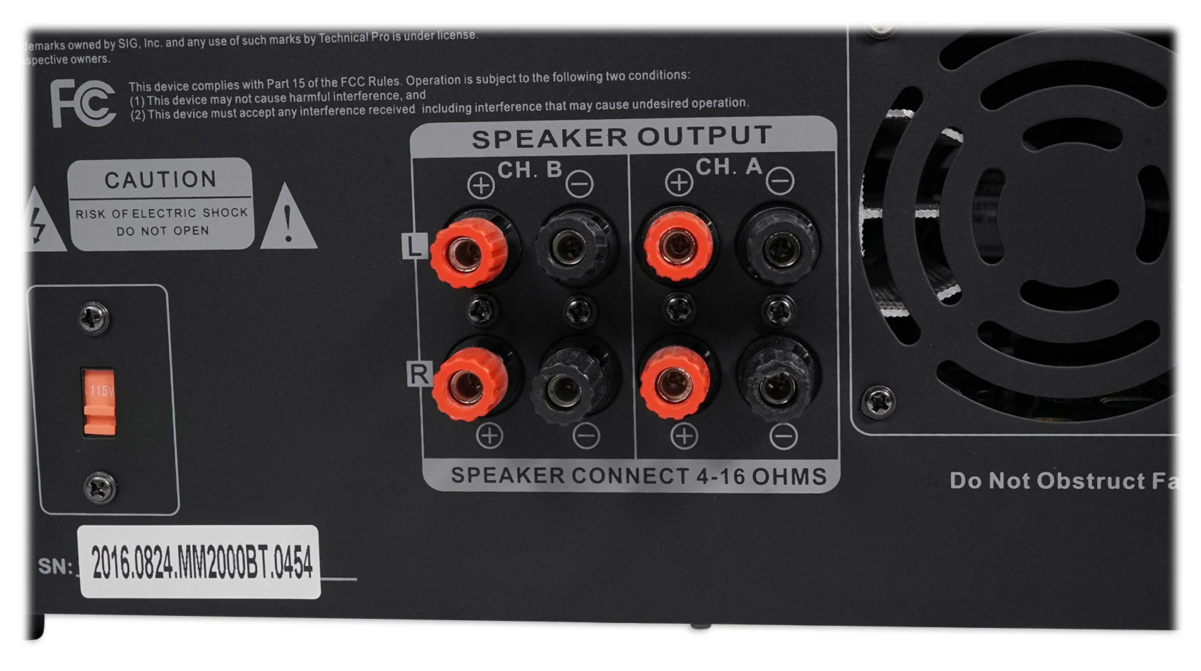 Technical Pro MM2000BT Bluetooth Karaoke Machine System+(2) 5.25" White Speakers - Image 6