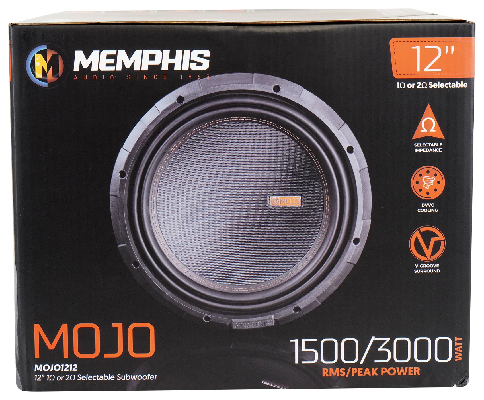 Memphis Audio MOJO 1212 12" 3000w Subwoofer+Amplifier+Vented Sub Box Enclosure - Image 13