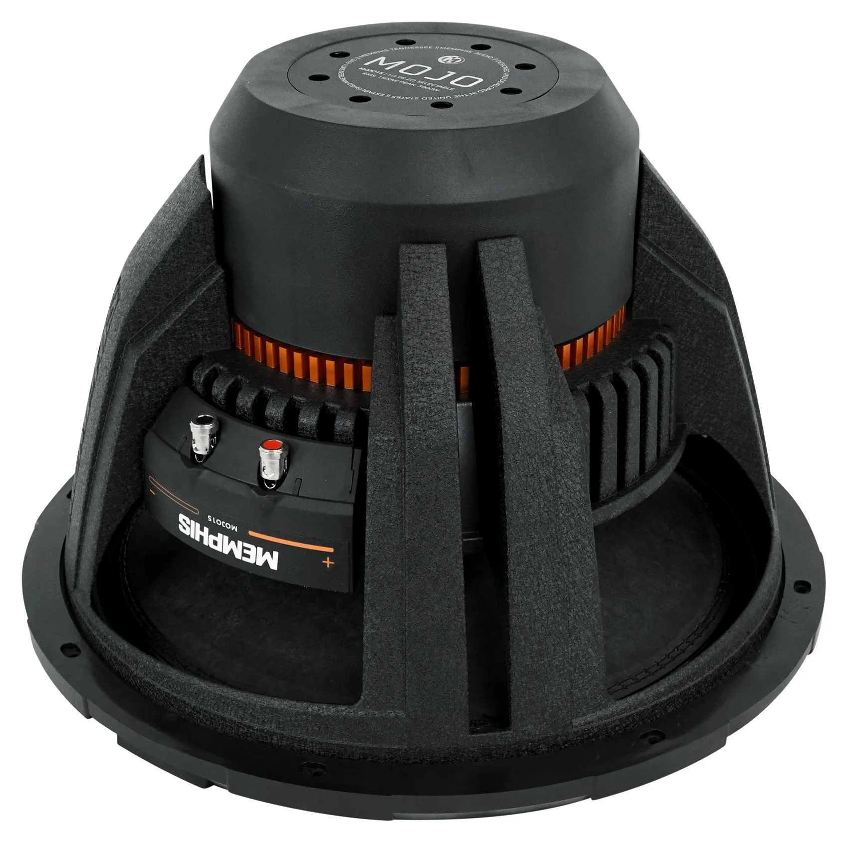 Memphis Audio MOJO 1512 15" 3000w Competition Subwoofer+Mono Amplifier+Amp Kit - Image 20