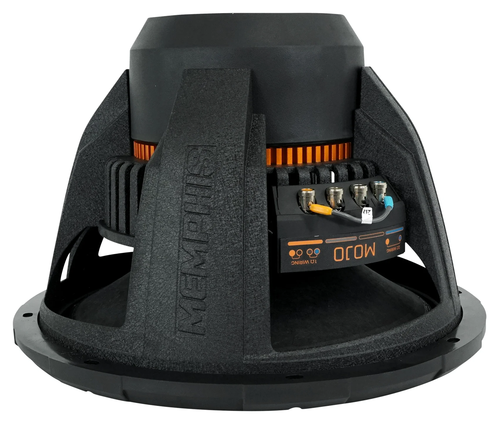 Memphis Audio MOJO 1512 15" 3000w Car Subwoofer+Vented Sub Box+Amplifier+Amp Kit - Image 12