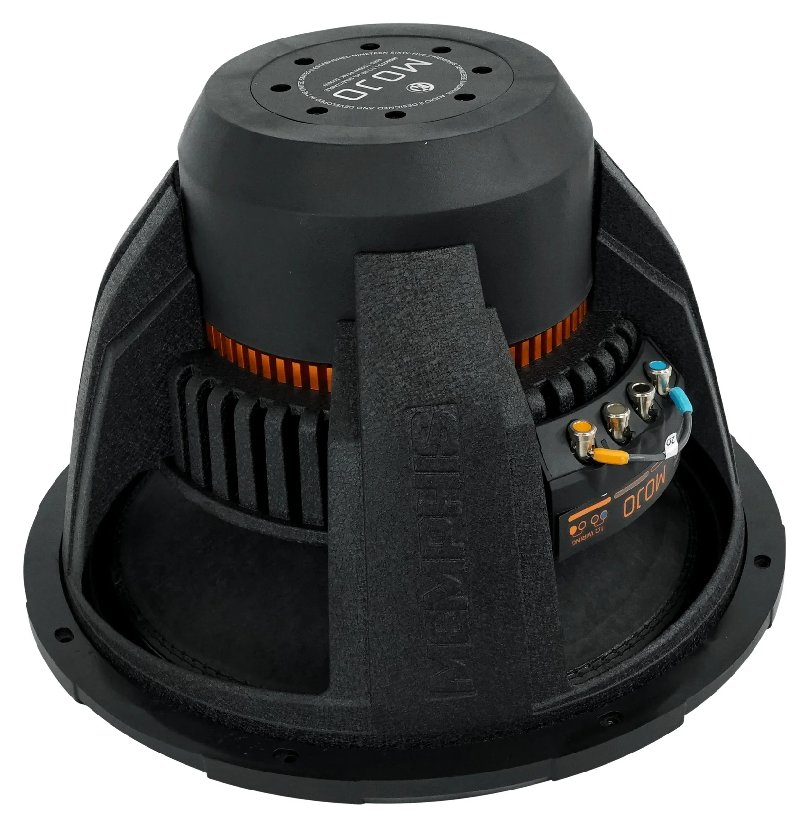 Memphis Audio MOJO 1512 15" 3000w Car Subwoofer+Vented Sub Box+Amplifier+Amp Kit - Image 13