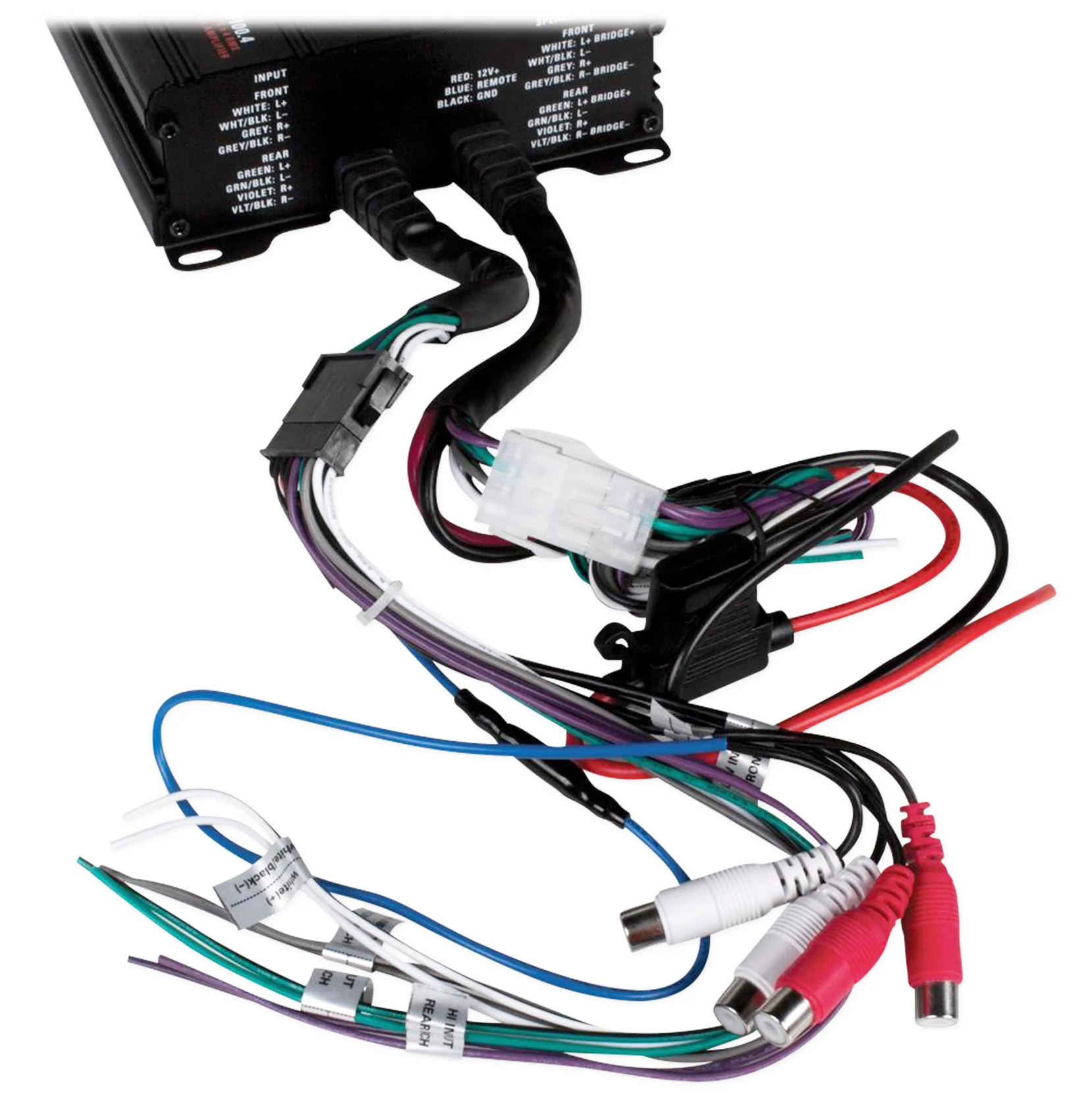 MTX MUD100.4 400 Watt RMS 4-Channel Amp for Polaris RZR/ATV/UTV/Cart+Speaker - Image 6