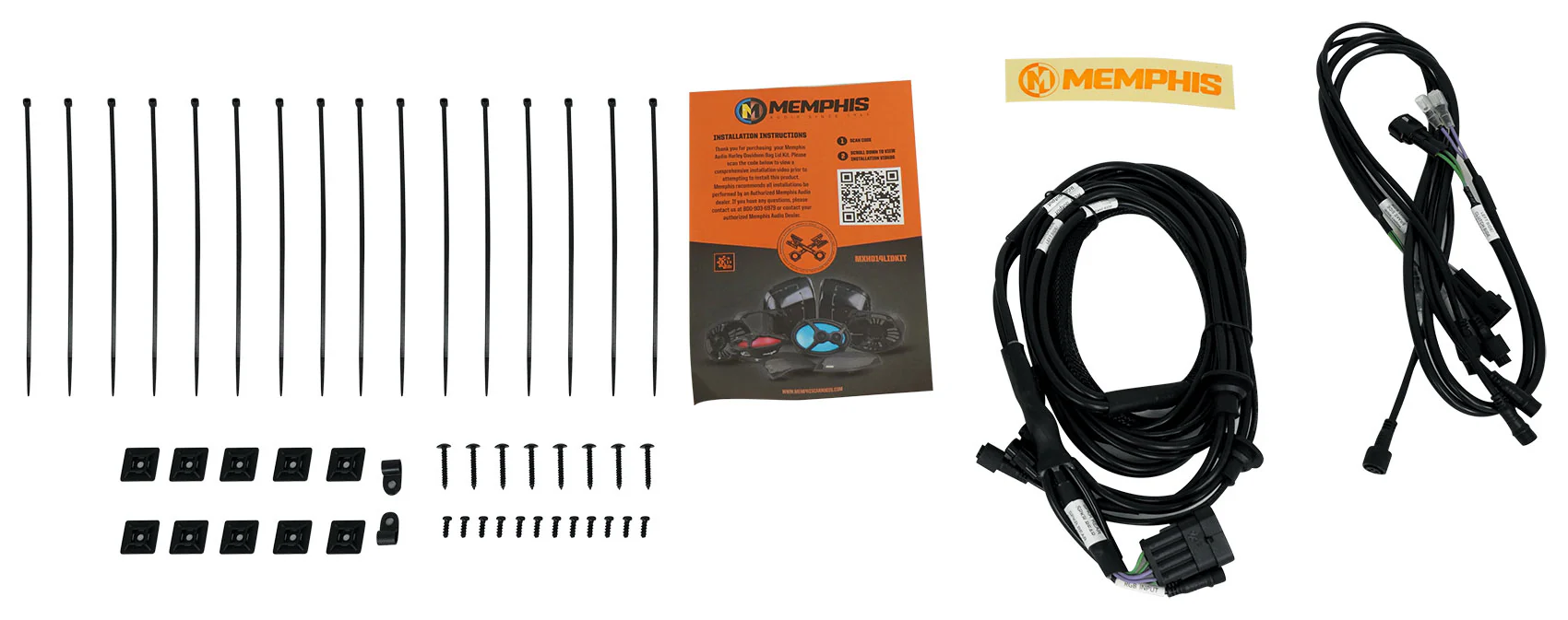Memphis Audio MX14HDLIDKIT Harley Davidson OEM PlugnPlay 6x9 Saddle Bag Speakers [Open Box] - Image 7