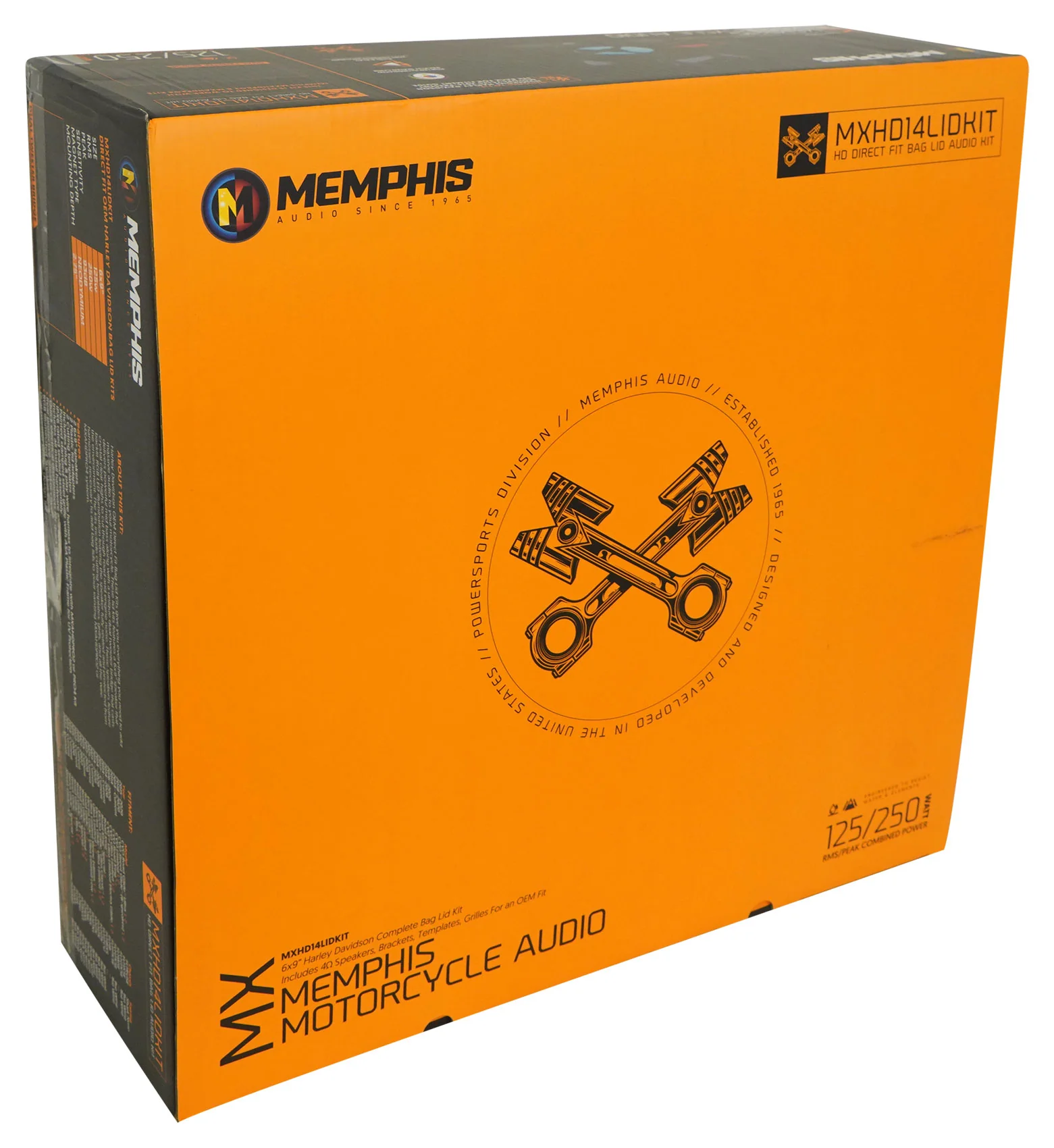 Memphis Audio MX14HDLIDKIT Harley Davidson OEM PlugnPlay 6x9 Saddle Bag Speakers [Open Box] - Image 8