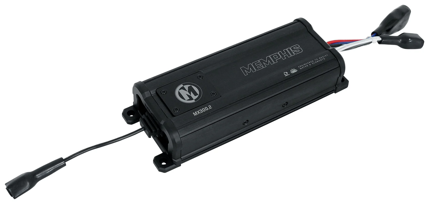 Memphis Audio MX300.2 300w 2 Channel ATV UTV Amplifier+(2) 6.5" Tower Speakers - Image 11