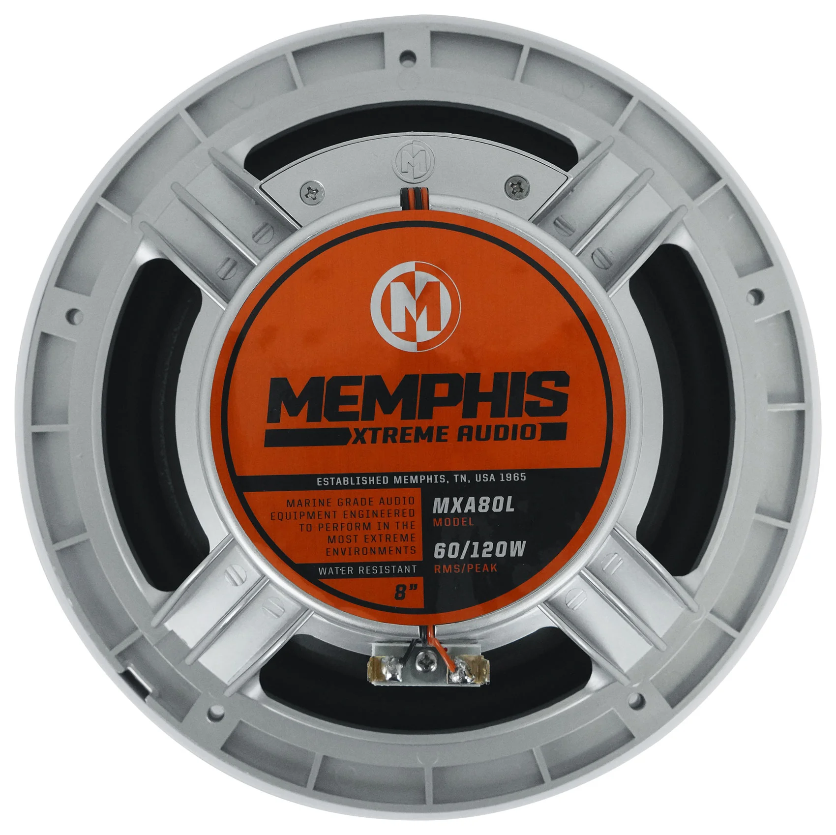 2) Memphis Audio MXA80L 120w 8" Marine Boat White Wakeboard Tower Speakers w/LED - Image 20