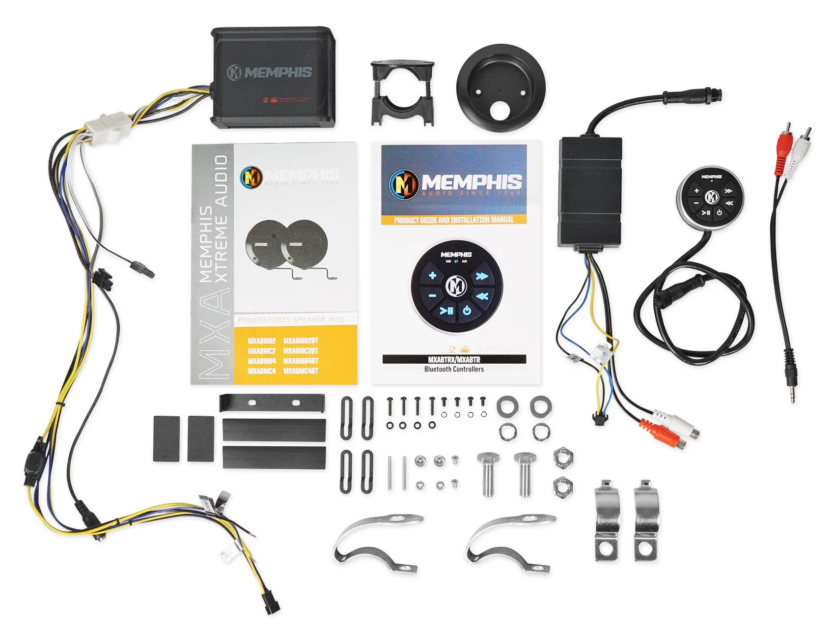 Memphis MXABMC2BT (2) Speakers+Amp+Bluetooth Control + Home Speakers - Image 18
