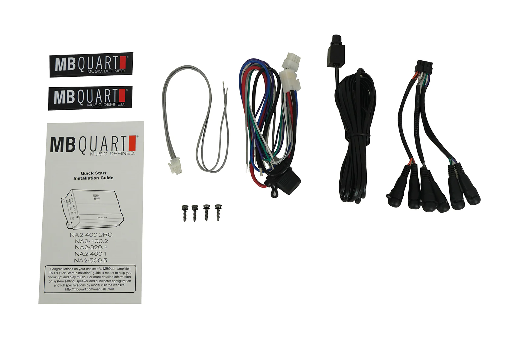 MB Quart NA2-500.5 500 Watt 5-Channel Amplifier+Amp Wire Kit For ATV/UTV/RZR - Image 10