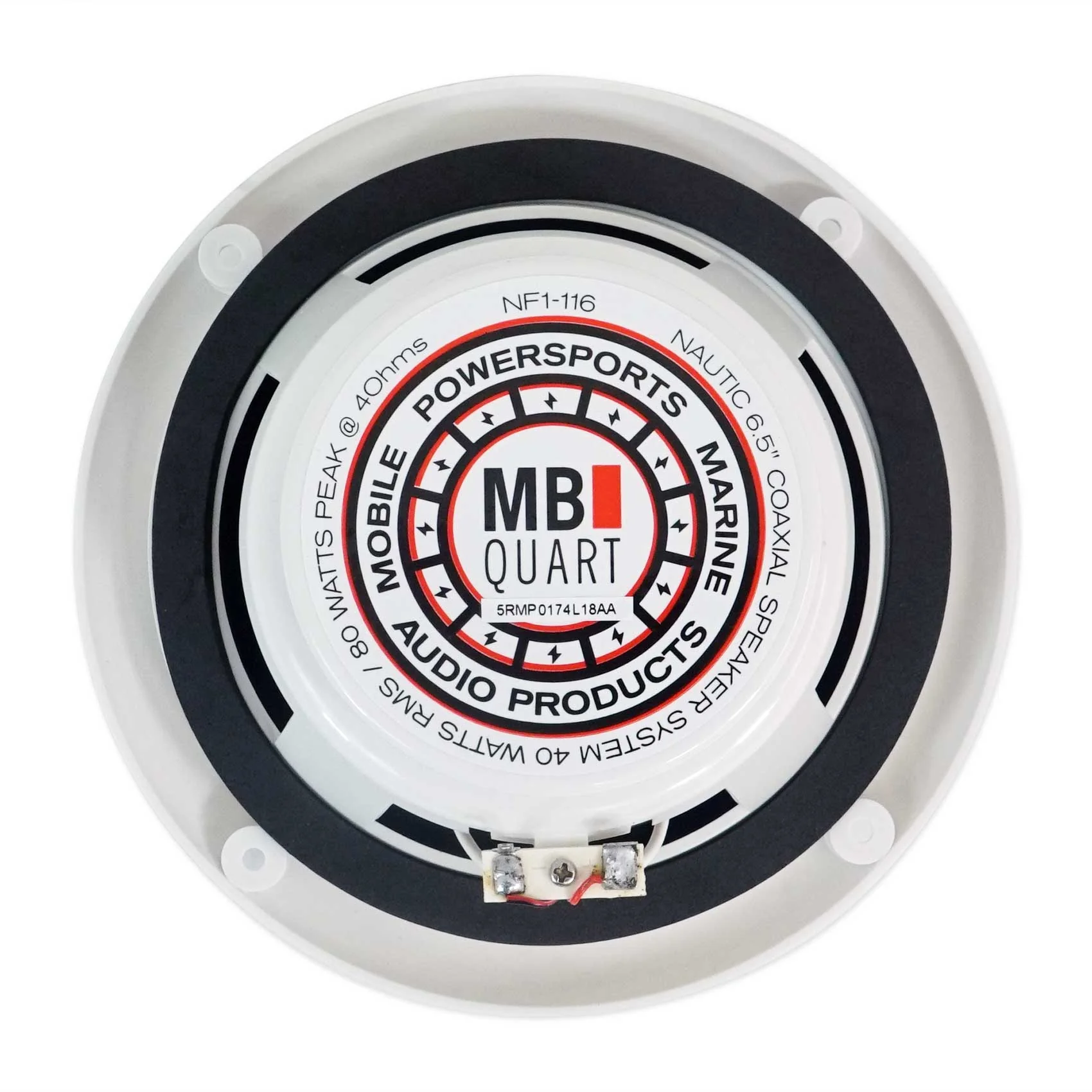 (2) MB QUART NF1-116 6.5" 80 Watt Marine Wakeboard Tower Speakers For Boat - Image 15