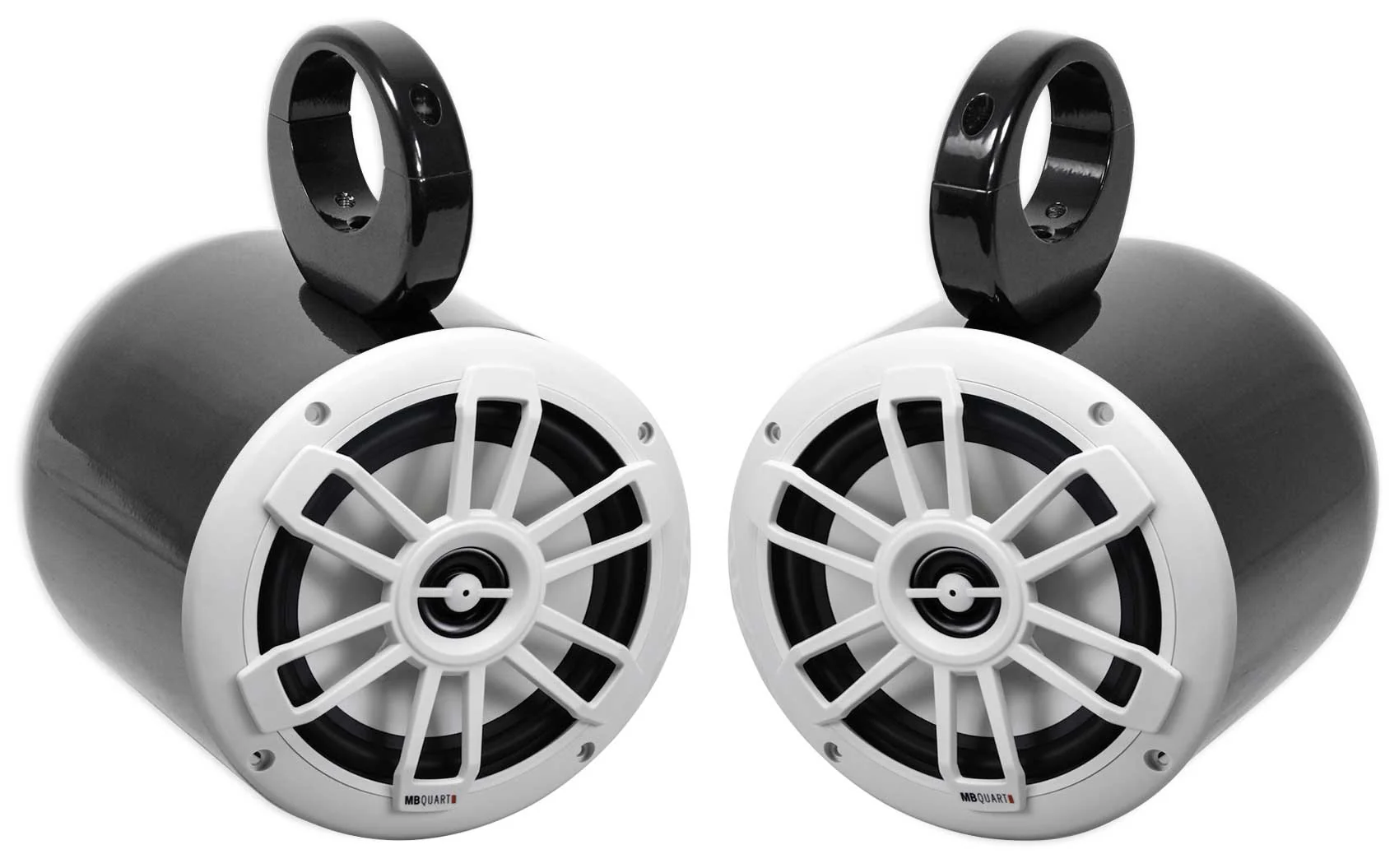 (2) MB QUART NF1-116 6.5" 80 Watt Marine Wakeboard Tower Speakers For Boat - Image 2