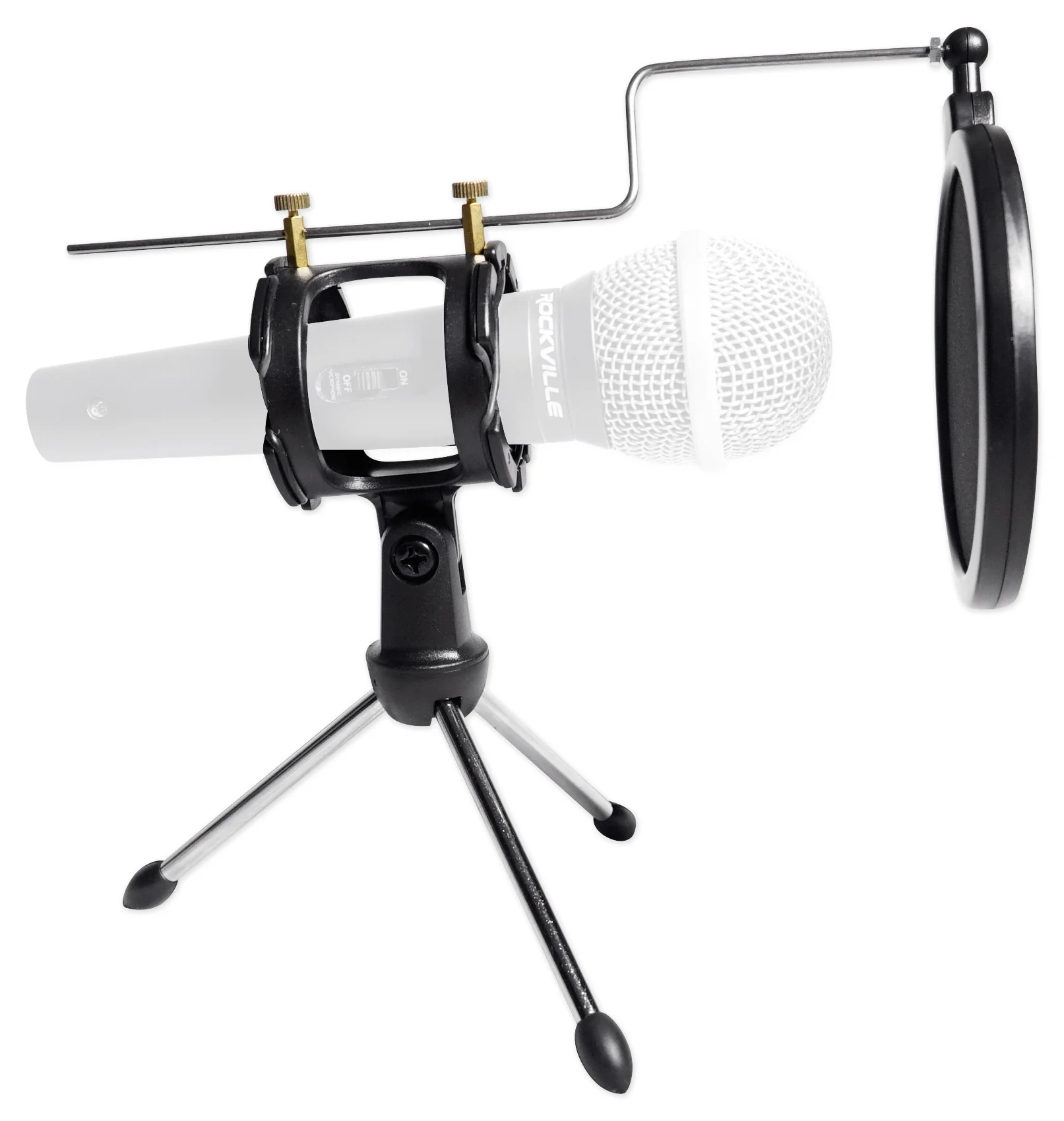 2 Person Podcasting Podcast Kit Soundcraft Mixer+Headphones+Mic+Stand - Image 6