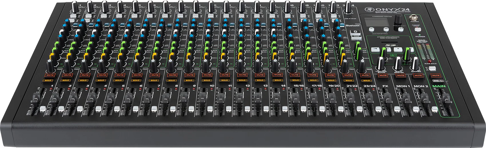 Mackie ONYX24 24-Channel Analog Mixer w/USB/3-Band EQ+Bluetooth+4) Wireless Mics - Image 5