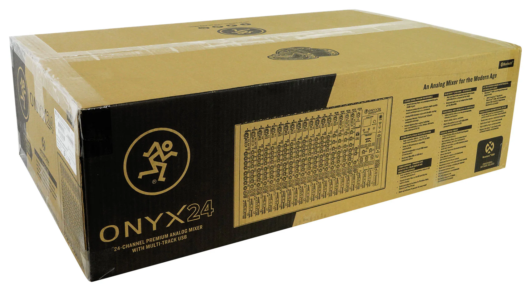 Mackie ONYX24 24-Channel Analog Mixer w/USB/3-Band EQ+Bluetooth+4) Wireless Mics - Image 8