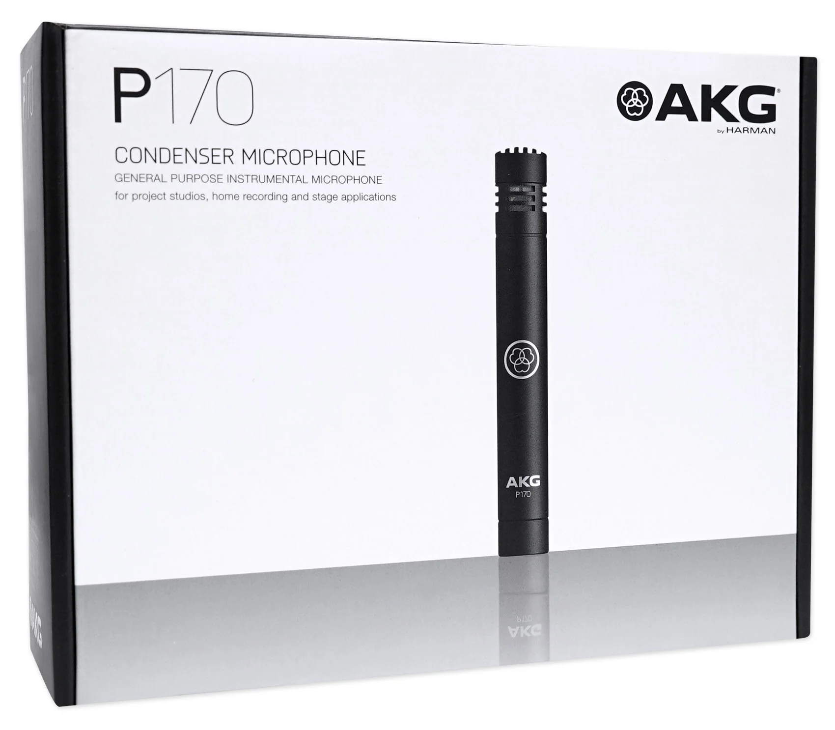 AKG P170 Studio Condenser Pencil Microphone Recording Instrument Drum Mic+Boom - Image 6