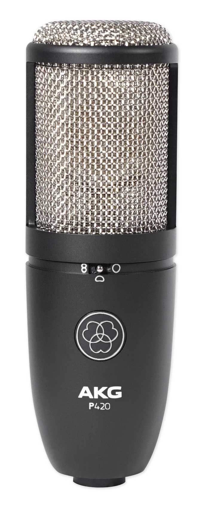 AKG P420 Studio Condenser Recording Podcasting Microphone+Foam Isolation Shield - Image 3