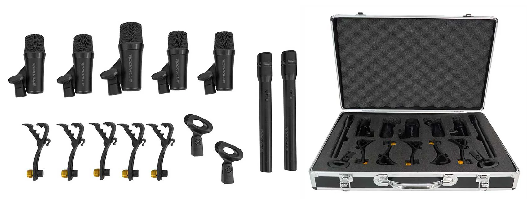 PRO‑D7 Drum Mic Kit + XLR Cables 7-Pack Bundle - Image 9