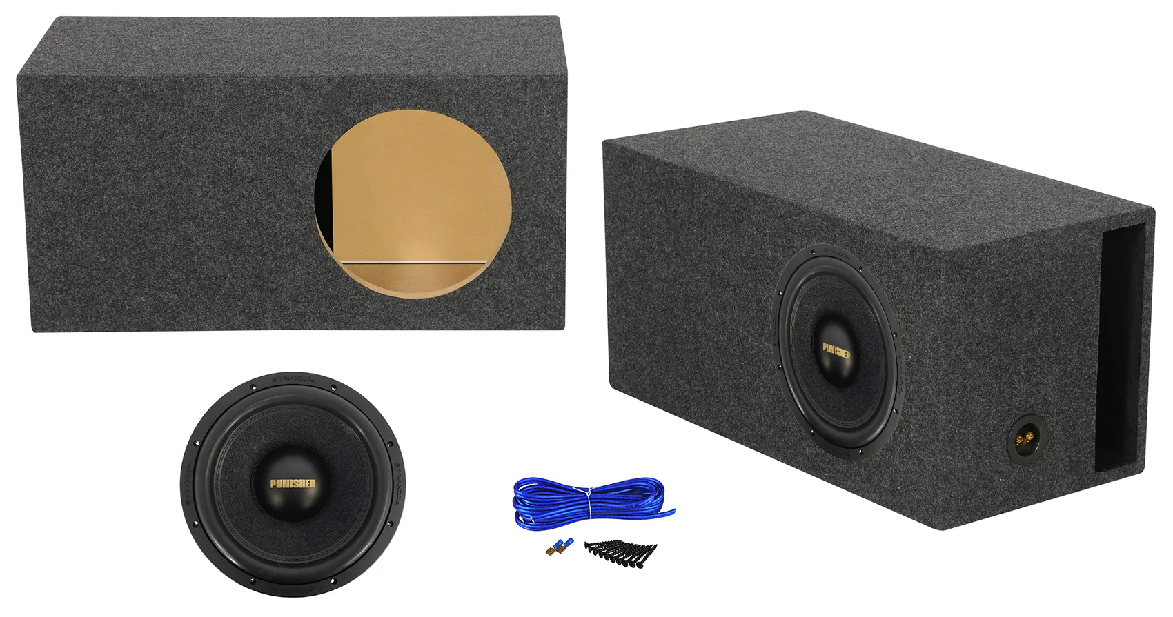 Punisher 12D1 12 + RBS12 SPL Enclosure Bundle