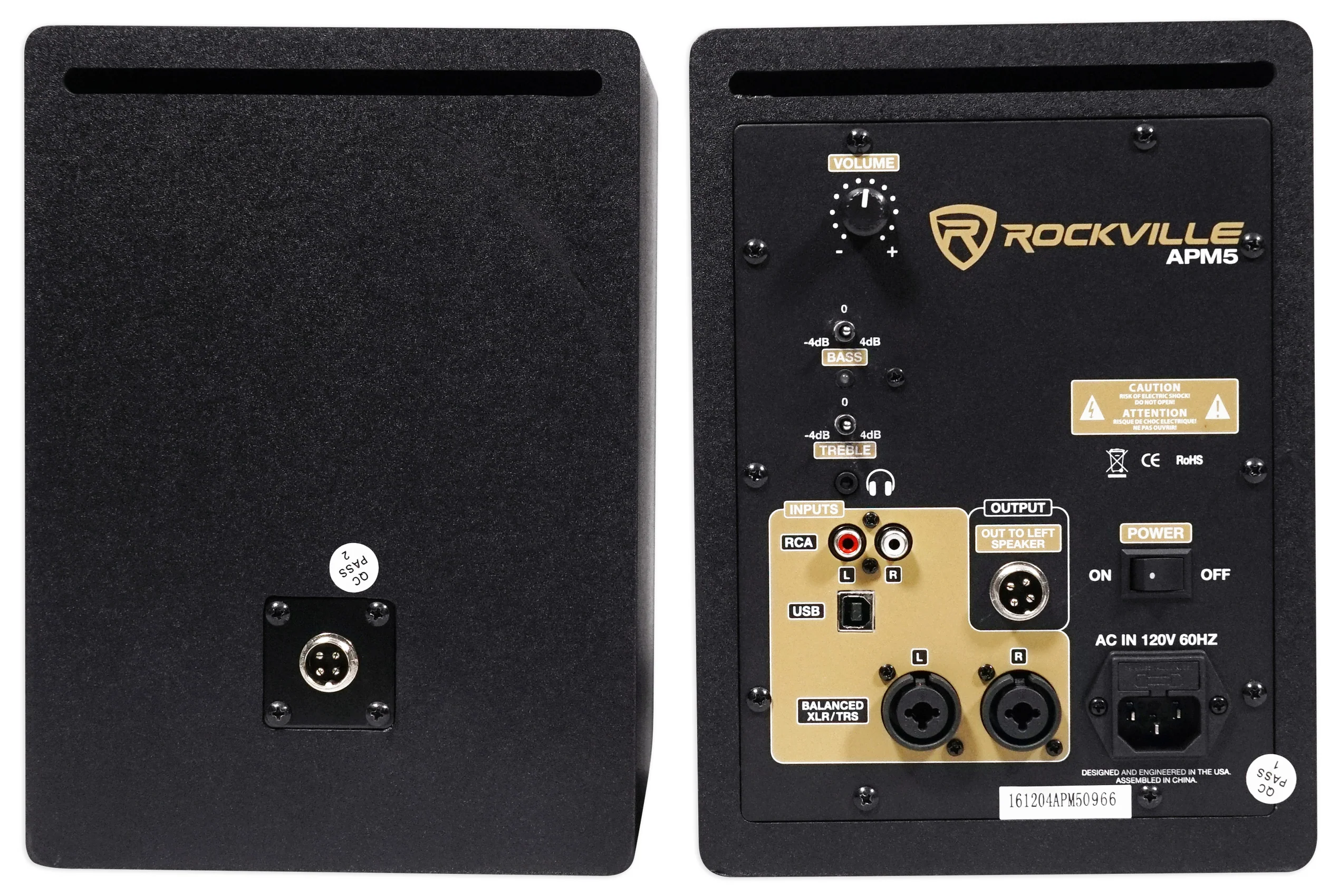 R-TRACK SOLO + APM5B Black Monitors + Desktop Stands Bundle - Image 24