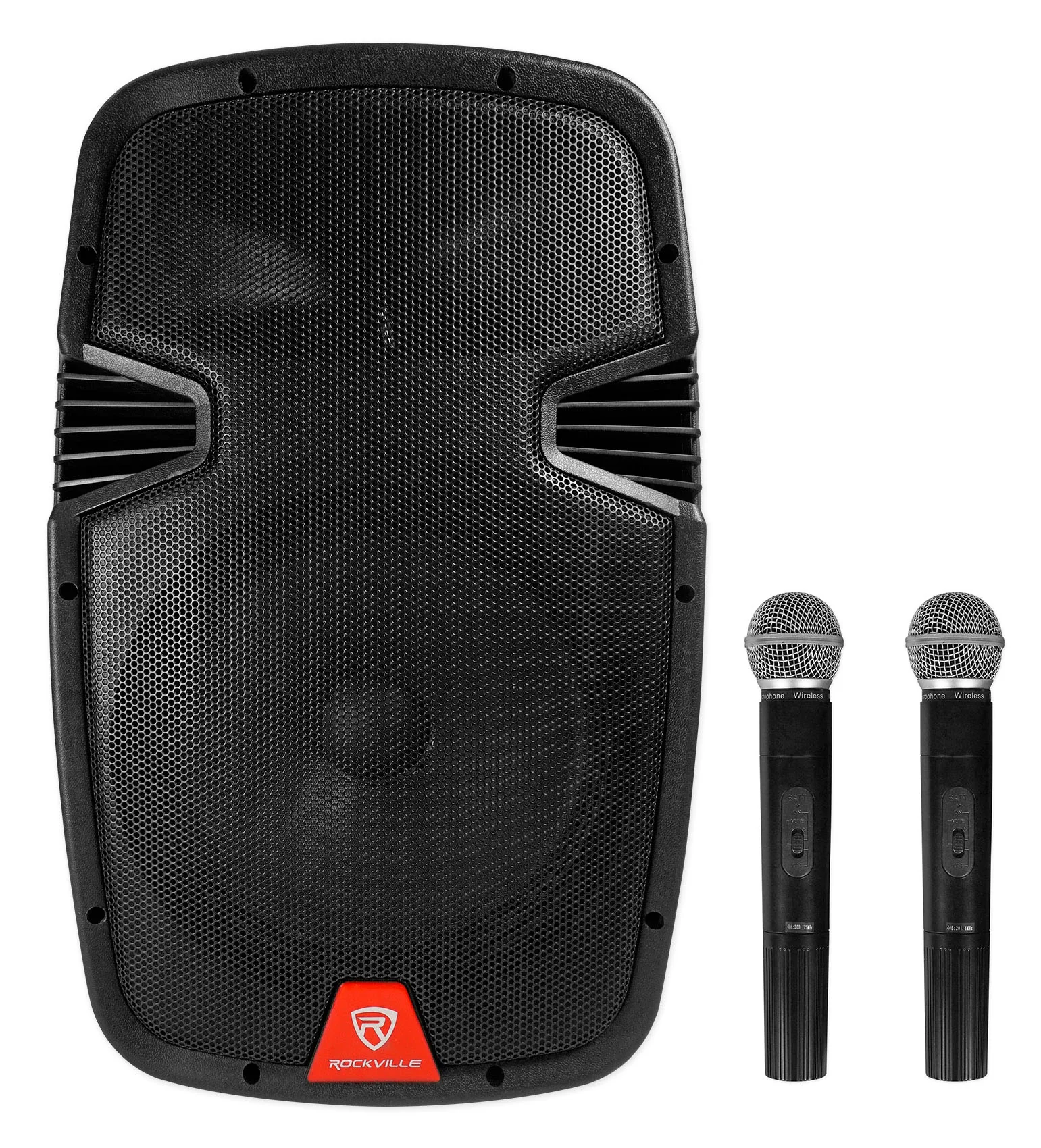 RAM12BT Rechargeable PA Speaker + RWM1202VH Wireless Mic System Bundle - Image 4
