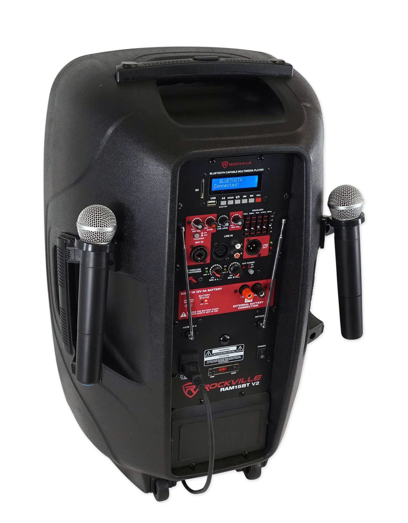 RAM15BT 15" Battery PA Karaoke Bundle - Image 13