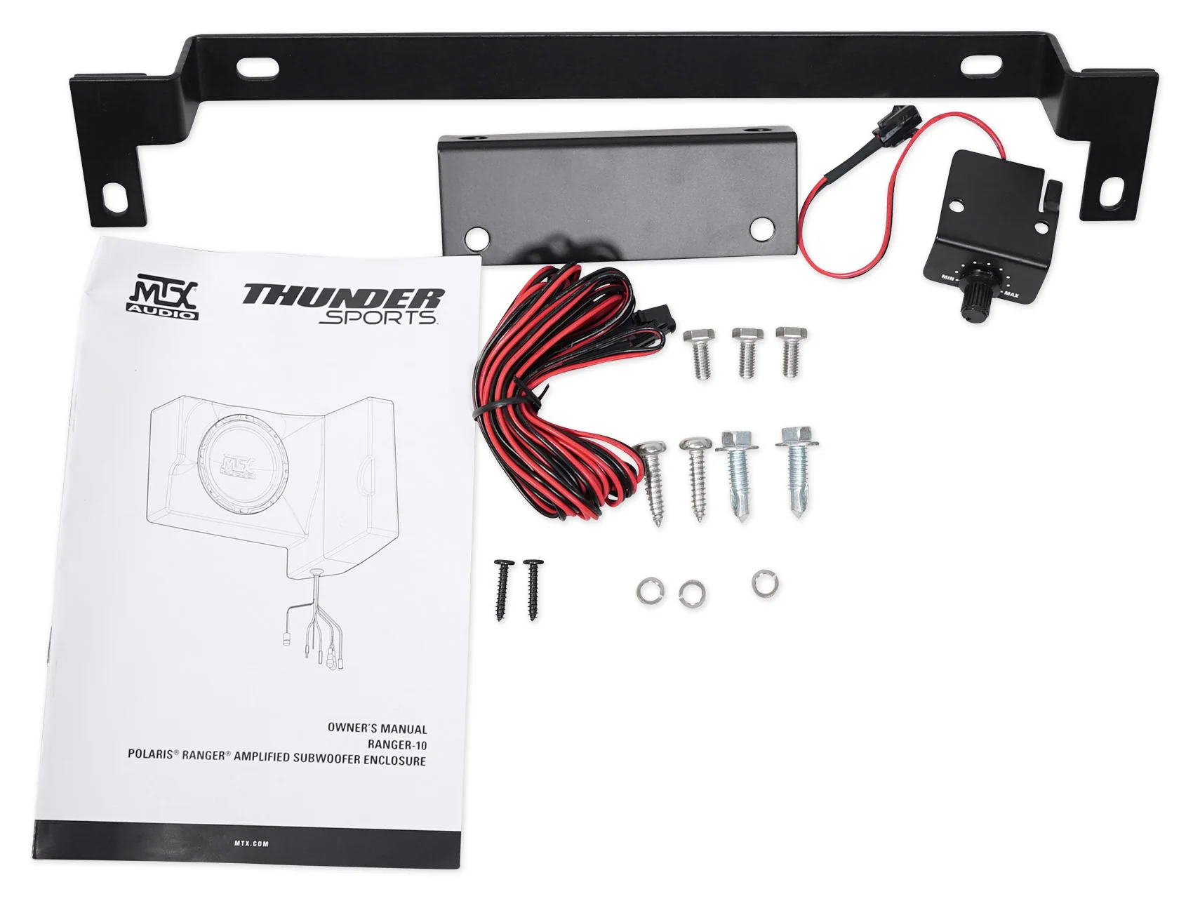 10" Powered Under-Seat MTX Subwoofer+Tower Speakers for 2014-2017 Polaris Ranger - Image 6