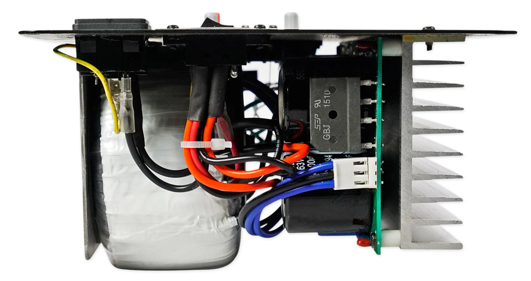 RBG12S AMP PLATE WITH POWER SUPPLY AND HEATSINK 350w RMS - Image 6