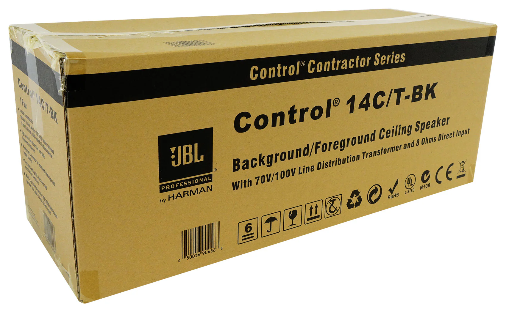 CONTROL 14C/T Black 4-Pack + RCS180-6 6-Zone 180W Amp Bundle - Image 3