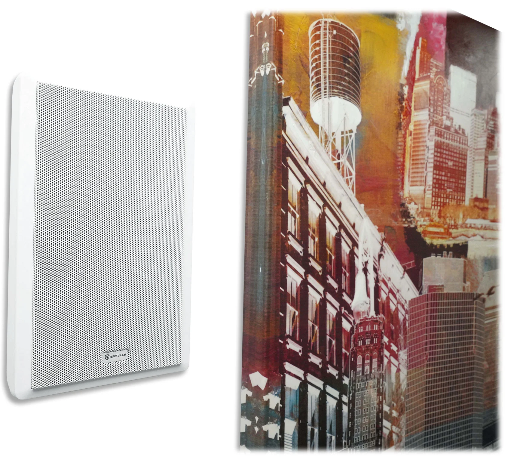 RockSlim 70W White 6-Pair + RCS180-6 6-Zone 180W Amp Bundle - Image 9