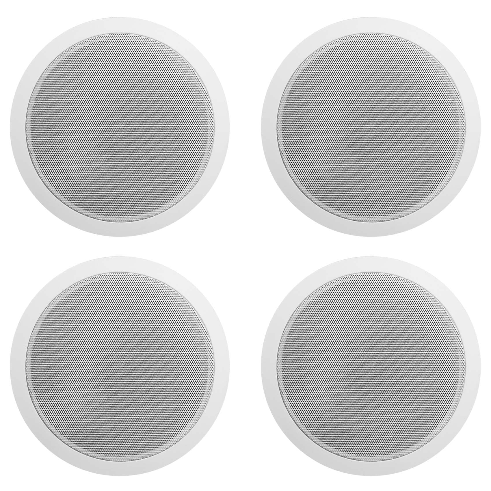 RCS180-6 6-Zone 70V Amplifier + PEN-40T Pendant Speakers 4-Pack Bundle - Image 3