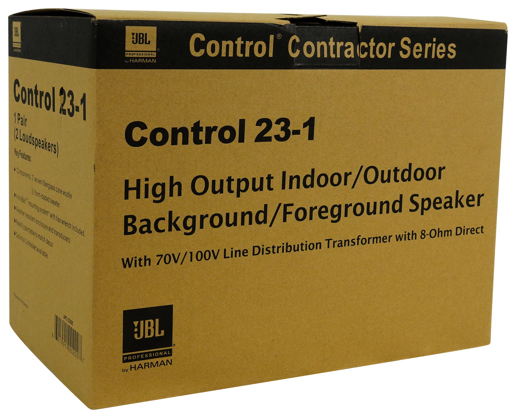 JBL Control 23-1 Black 12-Pack + RCS180-6 6-Zone Amplifier Bundle - Image 3