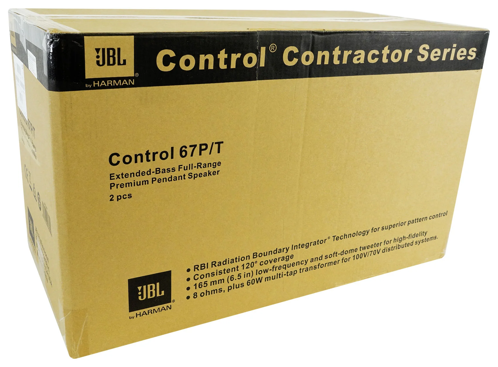 Control 67 P/T Black 2-Pack + RCS180-6 6-Zone 180W Amp Bundle - Image 12