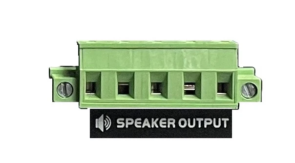 RCS2-320-6 SPEAKER OUTPUT CONNECTOR