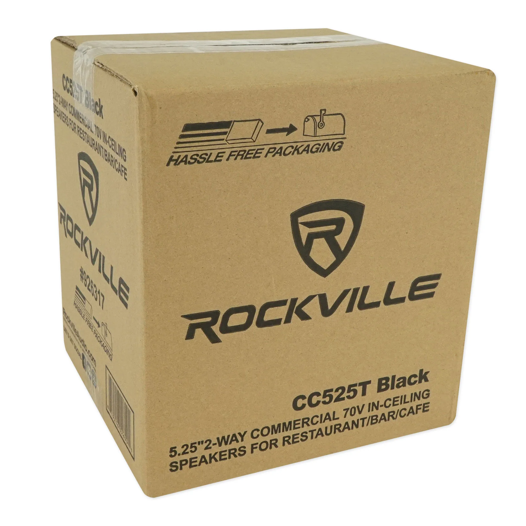 CC525T Black 20-Pack + RCS350-6 6-Zone 350W Amp Bundle - Image 7
