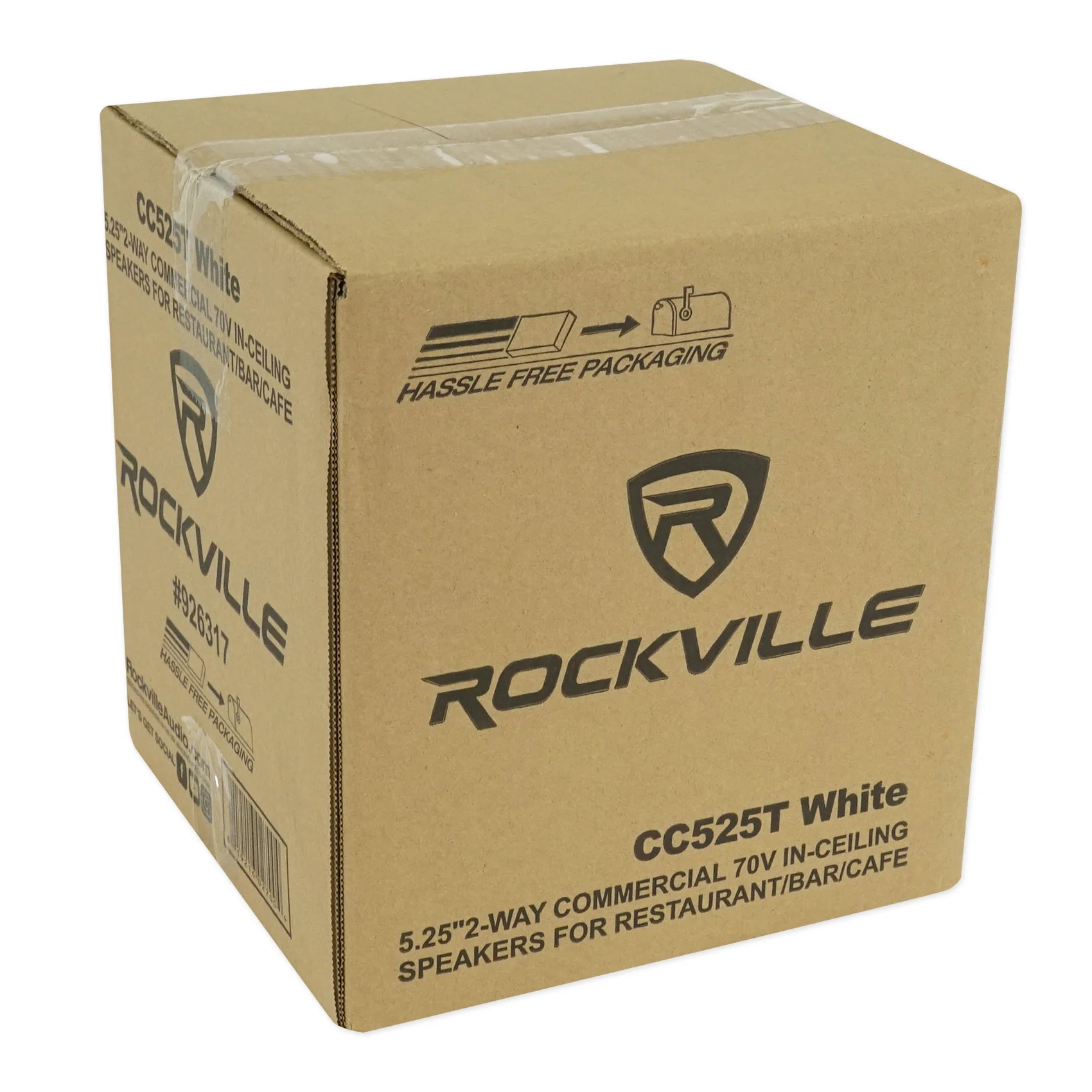 CC525T White 20-Pack + RCS350-6 6-Zone 350W Amp Bundle - Image 7