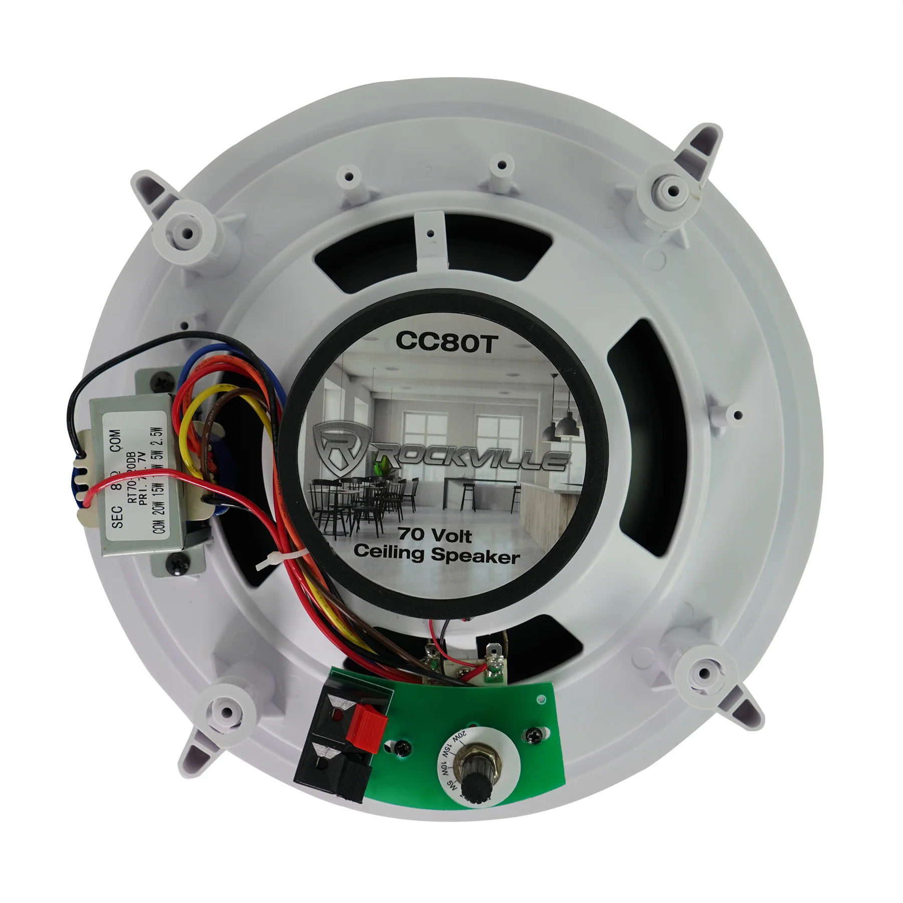CC80T White 20-Pack + RCS350-6 6-Zone 350W Amp Bundle - Image 12