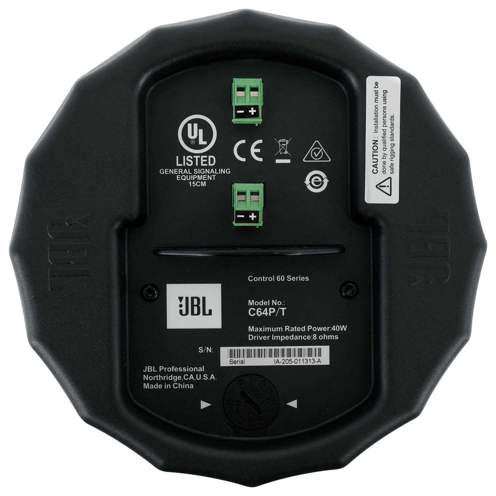 Control 64P/T Black 10-Pack + RCS350-6 6-Zone 350W Amp Bundle - Image 13