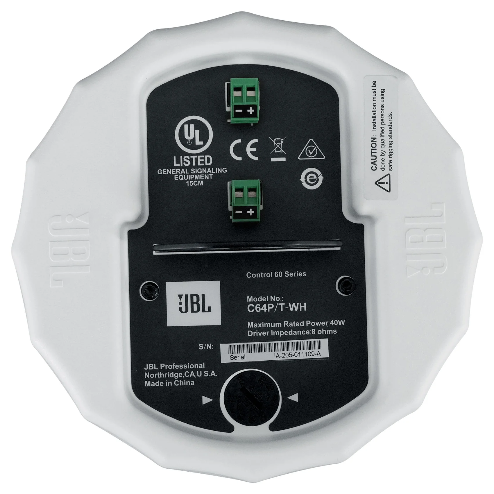 Control 64P/T White 10-Pack + RCS350-6 6-Zone 350W Amp Bundle - Image 12