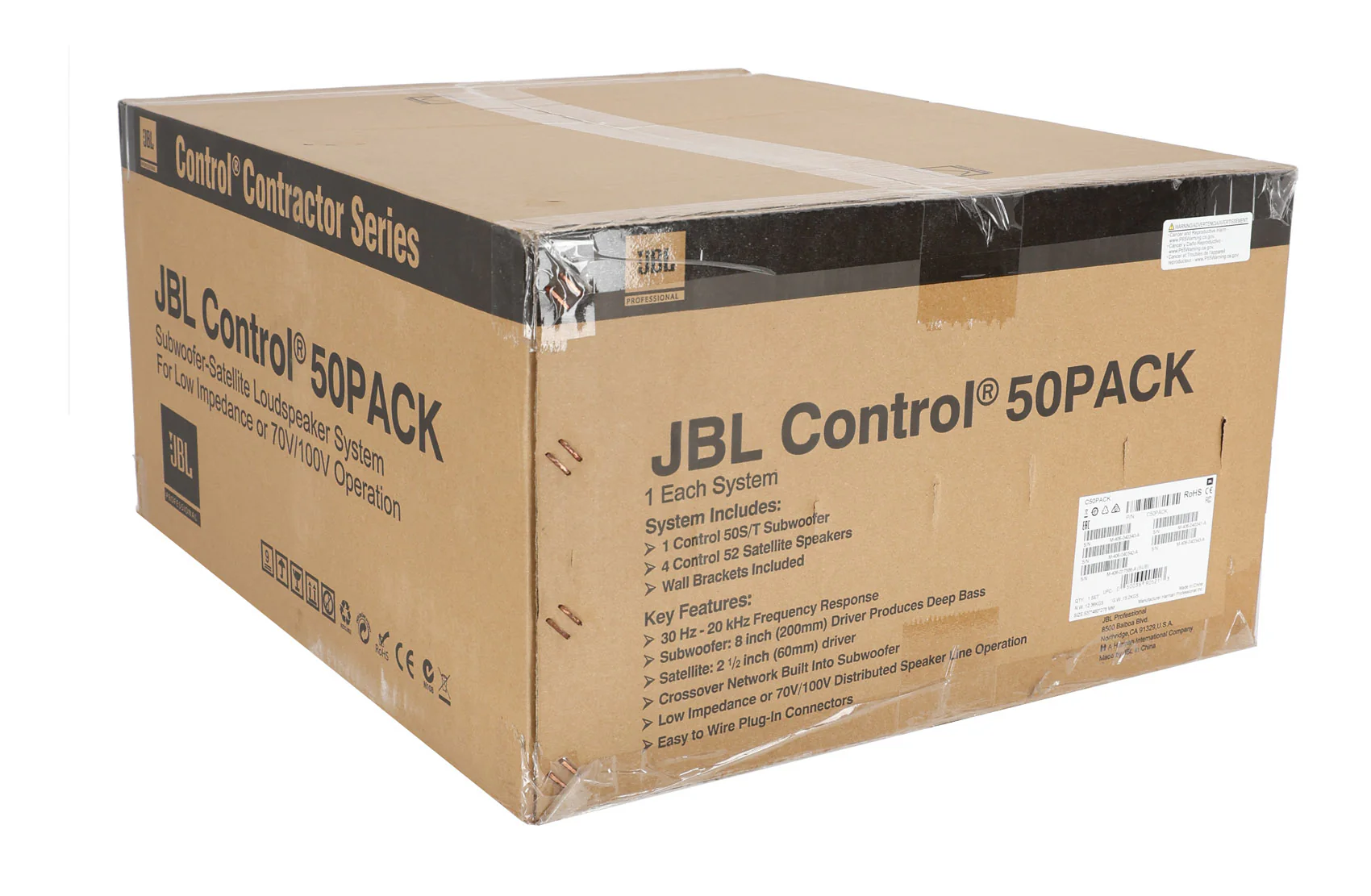 C50PACK Sub + Control 26CT 4-Pack + RCS350-6 Amplifier Bundle - Image 11