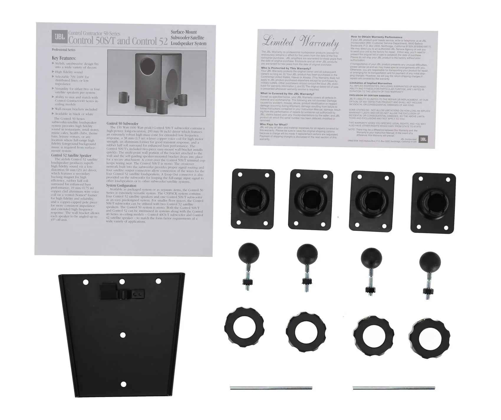C50PACK Sub + Control 28-1 8-Pack + RCS350-6 Amplifier Bundle - Image 10