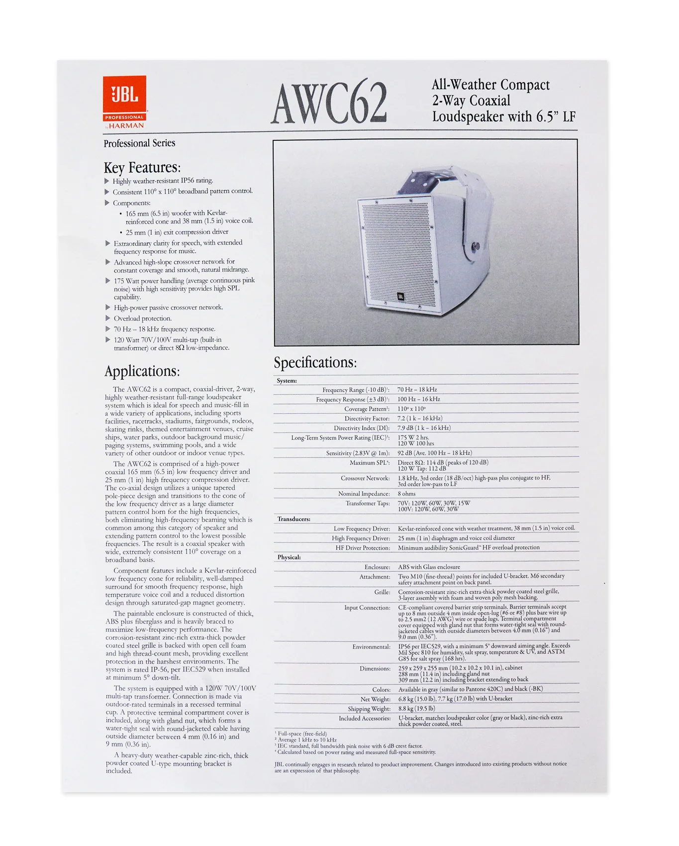 AWC62 Black 2-Pack + AWC15LF Sub + RCS650-6 Bundle - Image 9