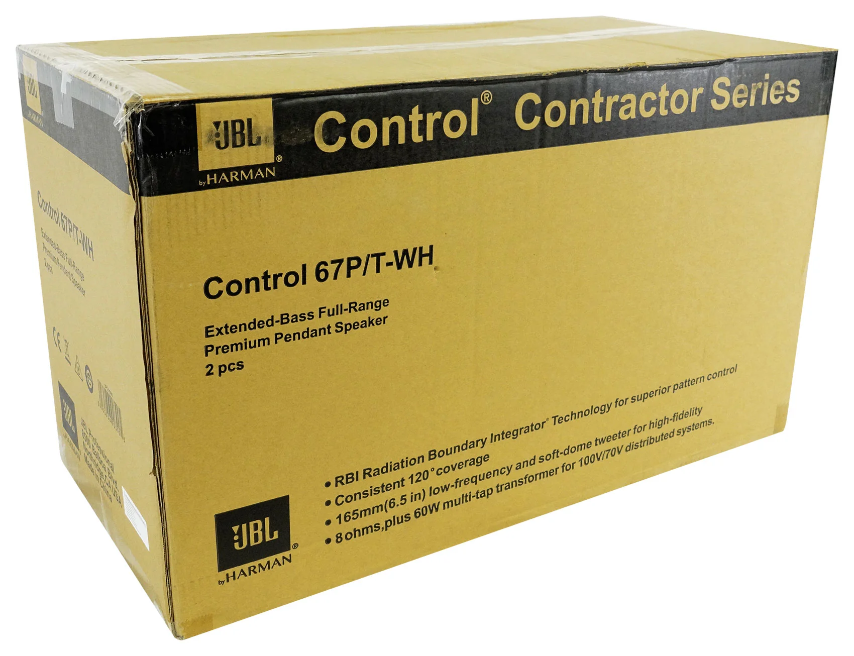 Control 67 P/T White 8-Pack + RCS650-6 Bundle - Image 3