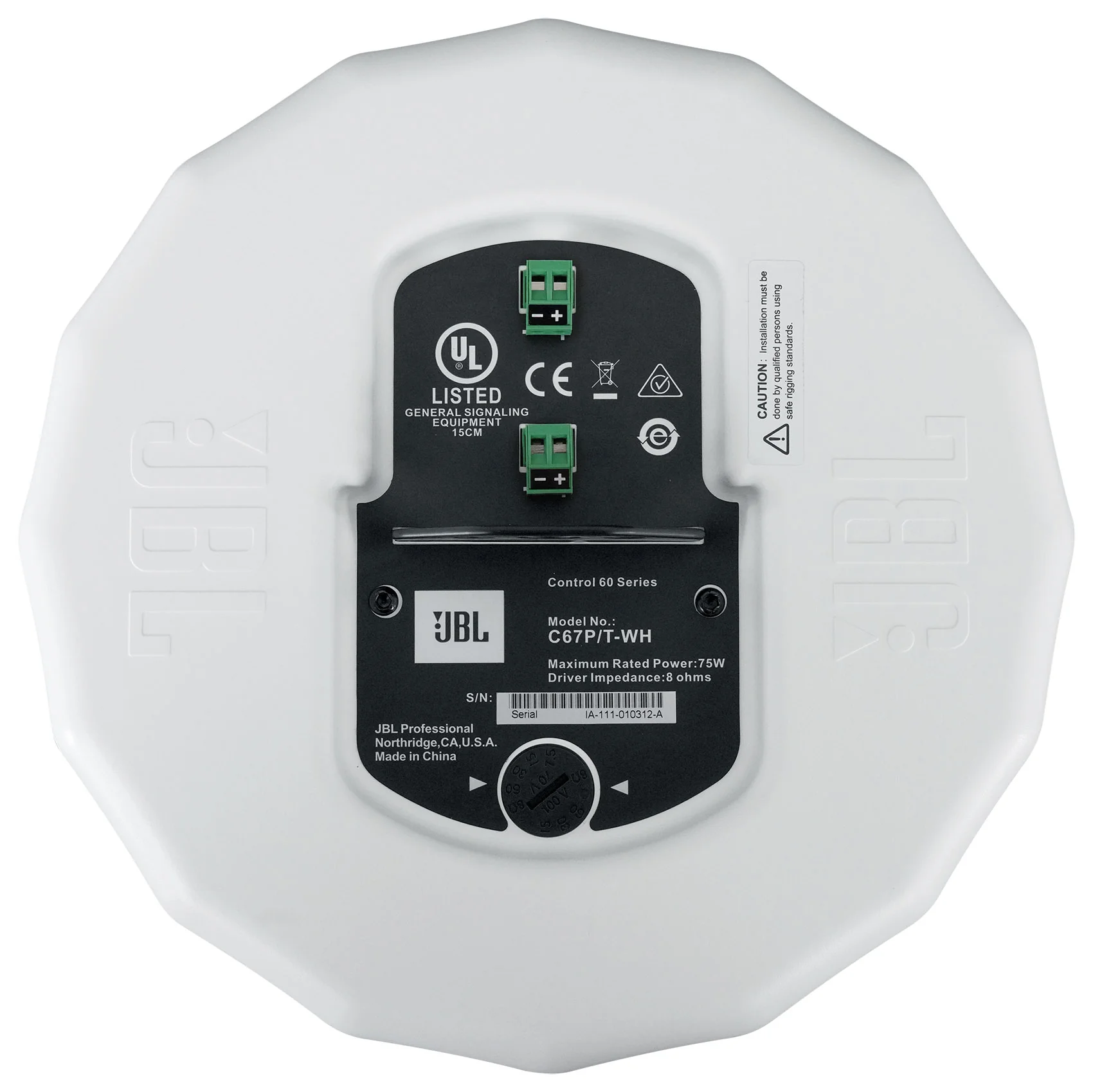 Control 67 P/T White 10-Pack + RCS650-6 Bundle - Image 13